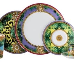 crown animalier versace|Jungle Animalier Dinnerware Collection .